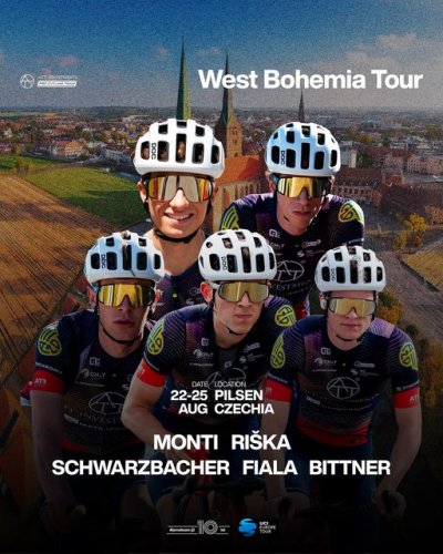 Matthias Schwarzbacher vyhrál kopcovitý prolog velmi dobře obsazeného závodu West Bohemia Tour