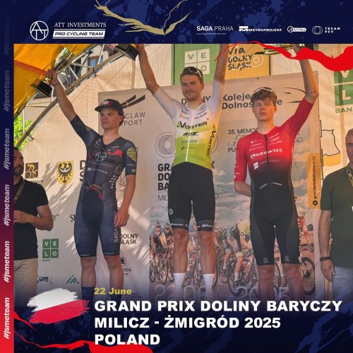 V GP Doliny Baryczy jsme předvedli velmi dobrý týmový výkon, jehož výsledkem bylo druhé místo Jana Bittnera