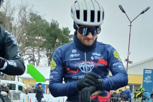 Matyáš Fiala se poprvé postavil na stupně vítězů v závodě českého poháru v cyklokrosu HSF System CUP