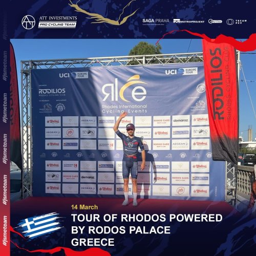Marcin Budziński vyhrál úvodní etapu Tour of Rhodes a zajistil tak pro ATT Investments třetí letošní vítězství