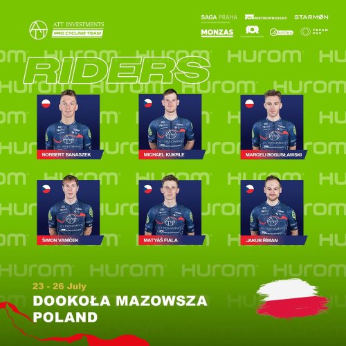 Šimon Vaníček si z Dookoła Mazowsza odváží žlutý dres celkového vítěze i zelený vítěze bodovací soutěže
