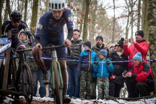 Matyáš Fiala se poprvé postavil na stupně vítězů v závodě českého poháru v cyklokrosu HSF System CUP