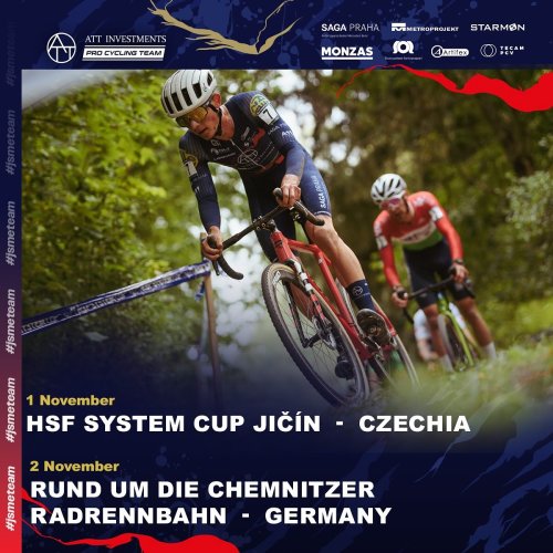 Dva naši jezdci přešli ze silnice plynule do cyklokrosu. Matyáš Fiala a Jakuba Říman zaznamenali dosud tři pódiová umístění