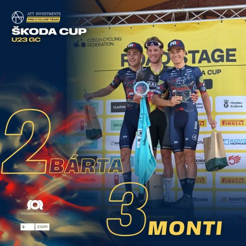 Okolo Arménie jsme vyhráli etapu, vezli dres lídra, v GC skončili čtvrtí, vyhráli týmovou soutěž a získali 28 UCI bodů. Vyhráli jsme i poslední závod ŠKODA CUP