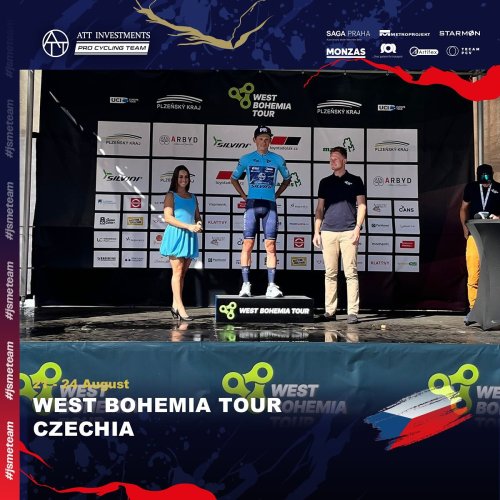 V Polsku Alan Banaszek spurtoval znovu třetí a Martin Voltr je stále ve žlutém. Matyáš Fiala oblékl po čtvrtém místě v první etapě West Bohemia Tour dres nejlepšího Čecha