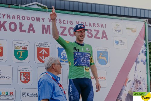 Šimon Vaníček si z Dookoła Mazowsza odváží žlutý dres celkového vítěze i zelený vítěze bodovací soutěže