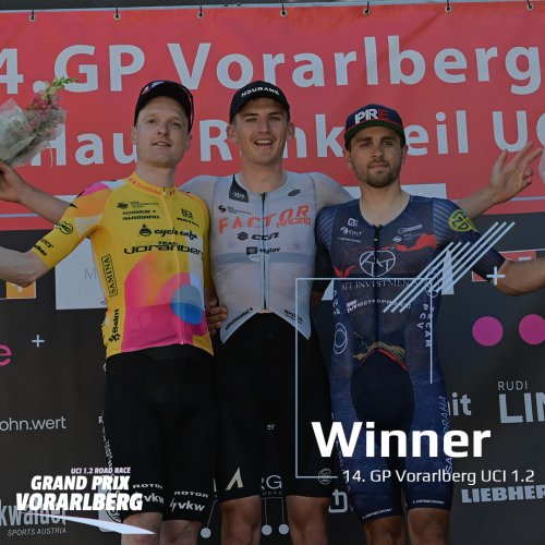 Marcin Budziński obsadil při GP Vorarlberg třetí místo a rozšířil letošní sbírku UCI bodů o dalších pětadvacet