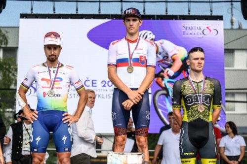 Matúš Štoček získal v mistrovském závodě po titulu v časovce prvenství i v silničním závodě!