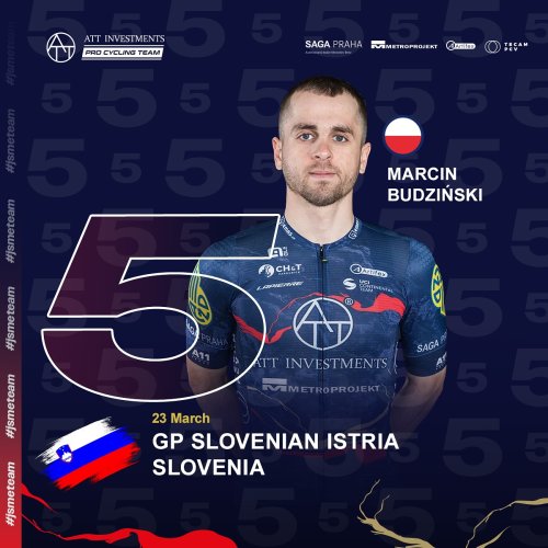 Ani při GP Slovenian Istria jsme nevyšli naprázdno. Za 5. místo Marcina Budzińského máme dalších 15 UCI bodů