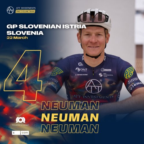 Z GP Slovenian Istria vezeme čtvrté místo Dominika Neumana a 20 UCI bodů