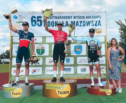 V první etapě Dookola Mazowsza ve spurtu hlavního pole na 2. místě Tomáš Bárta