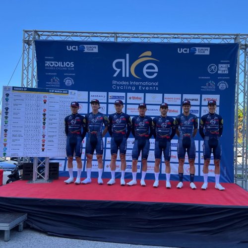 GP Rhodes a premiérové sezónní vítězství! Marcin Budziński vyprovokoval rozhodující únik a ve spurtu trojice byl nejlepší!
